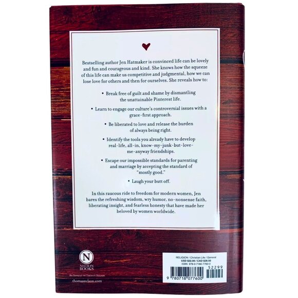 For the Love: Fighting for Grace 1st Ed FE Signed by Jen Hatmaker Hardcover 2015 - Picture 5 of 5